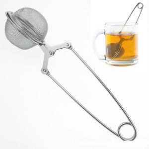 Kitchenware Accessories Araçlar Çay Infuser 304 Paslanmaz Çelik Küre Mesh Süzgeç Kahve Baharat Filtresi Difüzör Tutucu Top DH9811