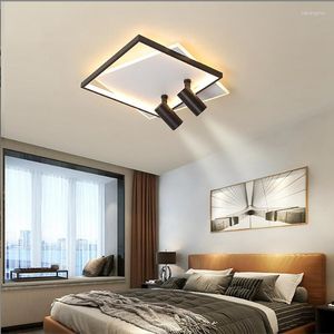 Tavan Işıkları Modern Nordic LED Işık Yatak Odası Çalışması Yemek Odası Akıllı Spot Hızlı Plan İç Dekorasyon Lambaları