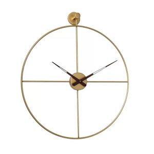 Nordic Large Wall Clock 3d Stille Uhren Gold Metall Uhren Home Decor kreative Schlafzimmer Wohnzimmer Dekoration