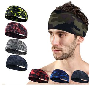 Bandas de cabelo de ioga 2020 Faixa de moda Yoga Bandas de cabeça Esporte Elastic para a cabeça Anti-deslizamento elástico elástico Ribbon para fitness esportes de fitness ao ar livre L221027