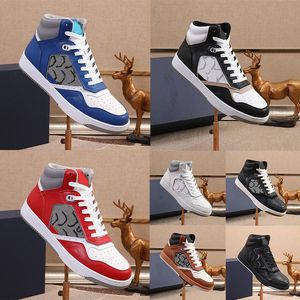 Designer Sneakers Casual Shoes Men High Top Sneakers Luxury Thick Wally Calf Leather Boots Letter Coach
