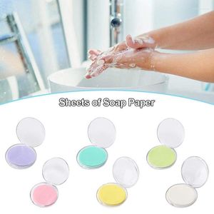 Soap Dishes Portable Mini Paper Hand Washing Toilet Camping Hiking Travel Bathroom Products Household