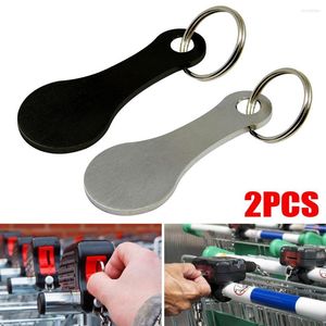 Kancalar 2pcs Metal Anahtar Yüzük Anahtarlıkları Alışveriş Sepeti Jetonlar Keyif Aksesuarlar Kanca Yedek Değiştirme Anahtarları Dekorasyon Yeniden Kullanılabilir