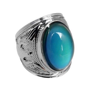 Band Rings Stainless Steel Men Mood Ring Jewelry Shows Your Body Change Color Rings Mix Size Drop Delivery 2022 Dhf46
