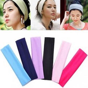 Yoga Hair Bands 1 PCs Moda absorve Sweat Yoga Headnd Candy KLR FABELA ACESSORES DE ESTILO DE CABELO