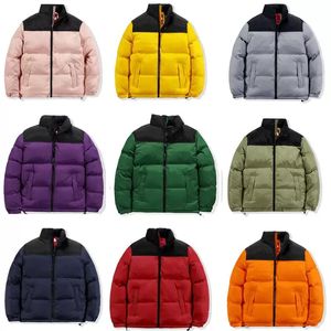 Herr dunjacka designer puffer coat tjock varm svart vit vinterjackor dam fashion down Parka par