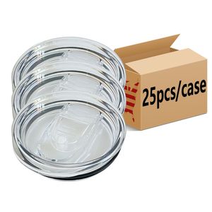 Copas de copo de piscina de sublimação de 20 onças cobrem pacotes transparentes de vedação de plástico transparente à prova de respingos de vedação plástica SLIFE
