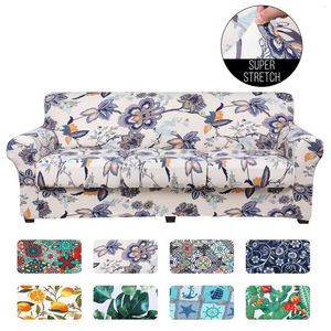 Couvre chaise Homaxy Printing Elastic Sofa Cover Autovable Washable Seat Sildbovers Hlevel pour le salon Decor Cushion