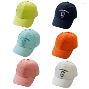 Ball Caps Infant Baby Sunscreen Cotton Baseball Cap Cartoon Dinosaur Embroidery Dad Hat