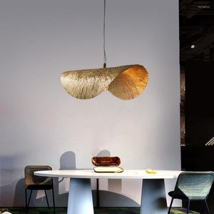 Lampy wiszące Heng yuan oświetlenie włoski design miedziany żyrandol luksus używany do dekoracji w sklepie restauracyjnym i baru