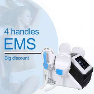 HIEMT Emslim Neo Schlankheitsgerät 4 Griffe RF HI-EMT EMS elektromagnetische Muskelstimulation Fettverbrennungsausrüstung