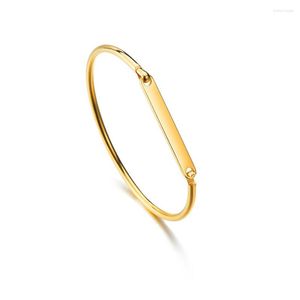Bracelet ID Bracelet Bracelet Fashion Gold Color Bracelets en acier inoxydable pour femmes Braclets de bijoux 2022