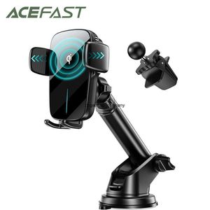 Fast Charge Wireless Car Charger Acefast 15w Qi Charging Auto Align and Clamp for Phone Dashboard