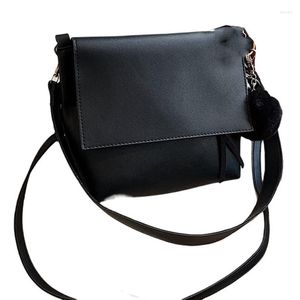 Evening Bags Korean Style Girl Small Bag Messenger Hair Ball Retro Shoulder