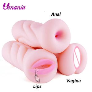 Massager Vibrator Male Masturbator Cup Realistische vagina Anale zachte strakke erotische volwassen seks voor mannen Pocket poesjes speelgoed voor volwassenen