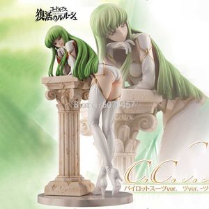 Anime Manga 19cm Code Geass Lelouch of the Re surrection Anime Figure CC Pilot Suit ver. Action Figure CC Sexy Girl Figurine Model Doll Toy T221025