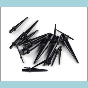 Пирсинговые комплекты 18pcs/set 1 610mm Акриловые конусы ушные заглушки.