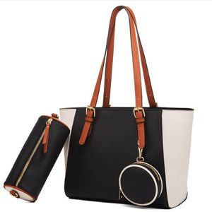 Trendy Womens Totes Bags Moda Bolsa de ombro de estilo simples HBP PU casual feminino com carteira redonda