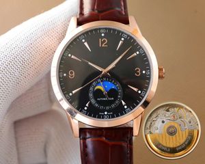 Верхние мужские часы 40 -мм дизайнерские часы ETA2824 Полностью автоматические механические движения.