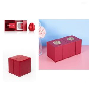 Gift Wrap Jewelry Box 3D Lightweight Eye-catching Fancy Stylish Mini Proposal Ring