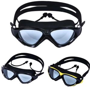 Óculos Goggles Grande quadro Profissional Adulto Natação de ouvido Produto à prova d'água Os copos de natação HD para homens piscina óculos L221028