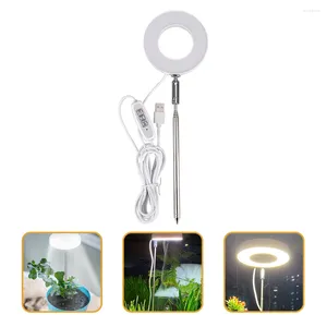 Grow Lights Lampgrow Light Growing Led Height Adjustable Round Dimmable Flower Indoorsmall Garden Hydroponics Planting Sunlight