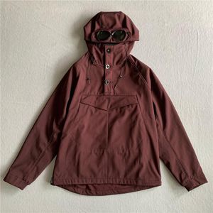 Tracce maschili da maschera cp shell pullover goggle giacca calda casual autunno e inverno più cappotto di velluto