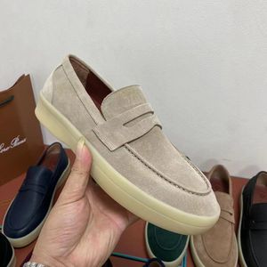 Loro Piano Suede Mens Leans Walk The Those Slisting Elist Elive Type Luxury Sneakers Nubuck Дизайнерские квартиры.