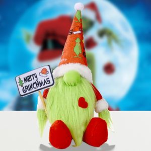 Christmas Decorations New Sitting Doll Green Hair Monster Toy Drop Delivery 2022 Smtt8