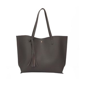 أحزمة 2021 العلامة التجارية Women Faux Leather Tote Bage Tassel Handpag Prack Courd Counter Pres