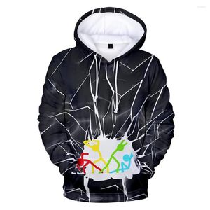 Erkek Hoodies Alan Becker Merch 3D Hoodie Harajuku Erkek ve Kadınlar İçin Giysiler Sweatshirt Bahar Sonbahar Modelleri