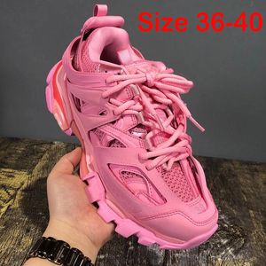 3.0 2024 Großhandel Luxus Casual Old Grandpa Track Schuhe Tripls Damen Herren Sier Schwarz Grau Weiß Königsblau Shiragiku Braun 17FW Sneakers Sporttrainer 7IVD