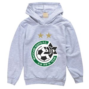 Giyim Setleri Maccabi Haifa Baskı 2-13y Erkek Kız Moda Kapşonlu T-Shirt Bahar Sonbahar Çocuk Uzun Kollu Tişört Çocuk Tee Tops 221028