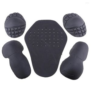 Motorcycle Apparel 5pcs Motorbike Riding Shoulder Elbow Back Protection Pad Racing Armour Safe And Comfortable Good Anti-Friction Effect