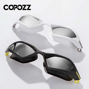 Goggles Men Professional Swimming Goggles Goggles electroplate Glasses Anti Fog UV Protection Admable Eyewear Women L221028