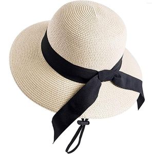 Ball Caps vs Hat Sunhats Straw Full Brimmed Plajı Kadın Kadın Beyzbol Kapağı