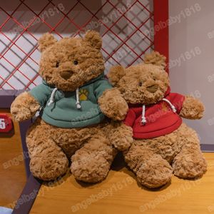 Lindo oso de peluche de 28/35/40cm con ropa, juguetes de peluche, almohada de oso súper suave, muñecos de peluche para niños, regalo de cumpleaños