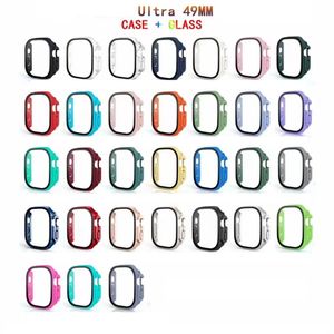 Smart Watch Case для Apple Watch Ultra 49 -мм смягченного стеклянного защитника