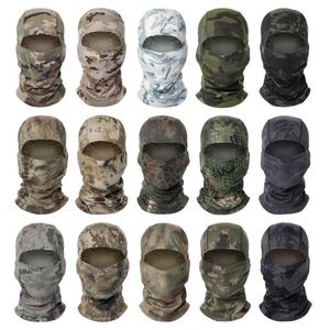 Cycling Cap Ski Mask Motorcycle Balaclava Hat Camouflage Headgear Outdoor Riding Mask Cold Proof Quick Drying