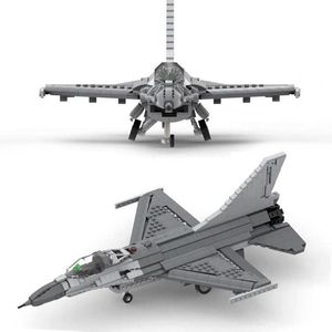 Bloklar Yeni moc tuğlaları f Fighting Falcon Ölçekli Savaş Uçak Askeri Yapı Blokları Uçak Modeli Boy Hediyeleri Oyuncaklar Toys Toys Toys Toys