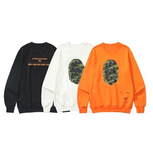 Tasarımcı Erkekler hoodies sweatshirt Banyo kapşonlu bisiklet yaka kazak Ape Gevşek kadın severler jumoer