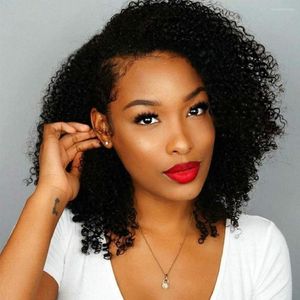 Human Hair Bulks BLAZINGFIRE Mongolian Afro Kinky Curly 3 Bundles Unprocessed Weave Weft Big For Black Women Natural Color