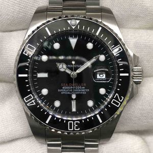 Luxo masculino relógio mecânico automático qianmei água do mar genebra es para homens swiss wristwatches 6gm1