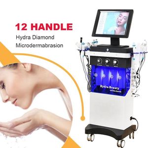 Güzellik Salon Ekipmanı Hydra Elmas Dermabrazyon H2O2 Mikrodermabrazyon Jet Peel Hidro Yüz Makinesi