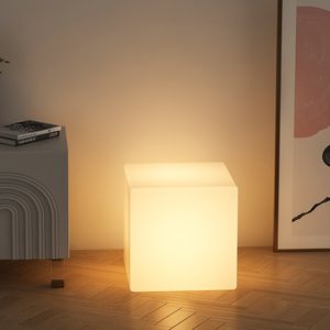 Stereoscopic Square Table Lamps Simple Floor Lamp Living Room Bedside Lights Decorative Decoration Small Night Lighting Fixtures