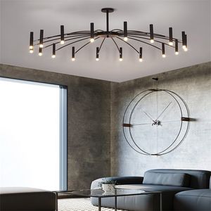 Postmodern Chandelier Lighting Simple led Nordic Lamps Personality Living Dining Room Pendant Lamp Model House Art led Chandeliers