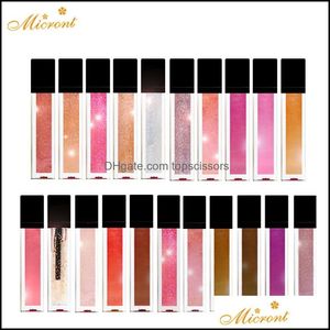 Lipgloss Metall Flüssiger Lippenstift 21 Farben Wasserdichtes Make-up Metallischer Lipgloss Langanhaltender Schimmer Glitzertönung Drop Lieferung 2022 H Dhtww