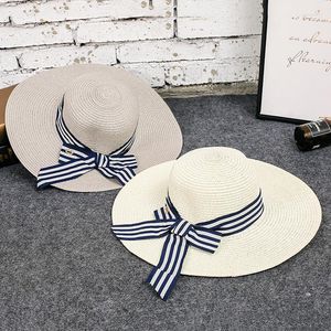 Wide Brim Hats Sun Straw Floppy Women Beach Foldable Hat Summer Large