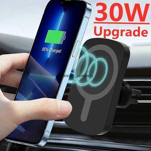 Fast Charge 30 Вт беспроводной автомобильный зарядное устройство для iPhone 13 12 Pro Max Mini Qi Station Station