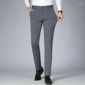 Pantaloni da uomo 2022 primavera autunno stile classico abito da lavoro casual da uomo moda pantaloni neri vestibilità regolare